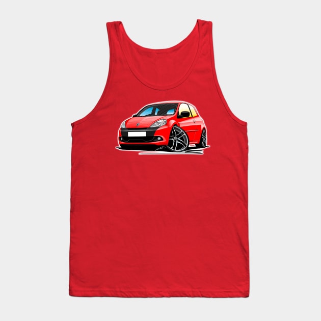 RenaultSport Clio 200 Red Tank Top by y30man5